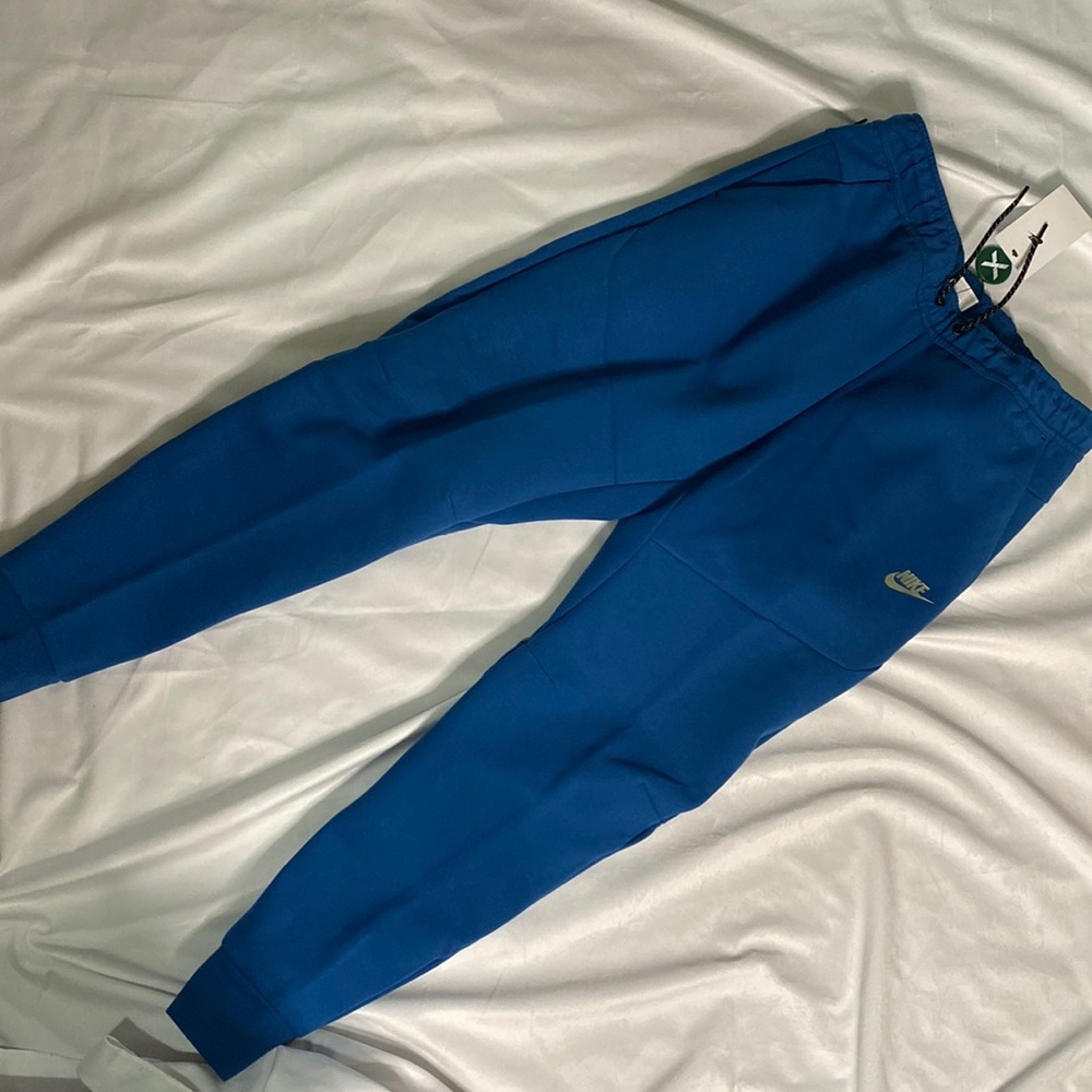 Men’s Nike Tech Fleece Pants Blue Size M